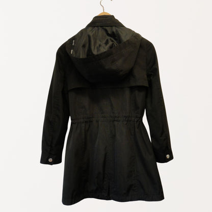 Calvin Klein Black Raincoat Anorak