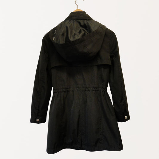 Calvin Klein Black Raincoat Anorak