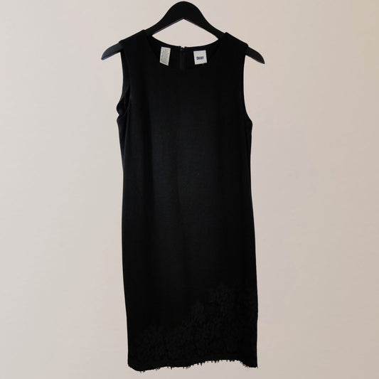 DKNY, black sleeveless dress