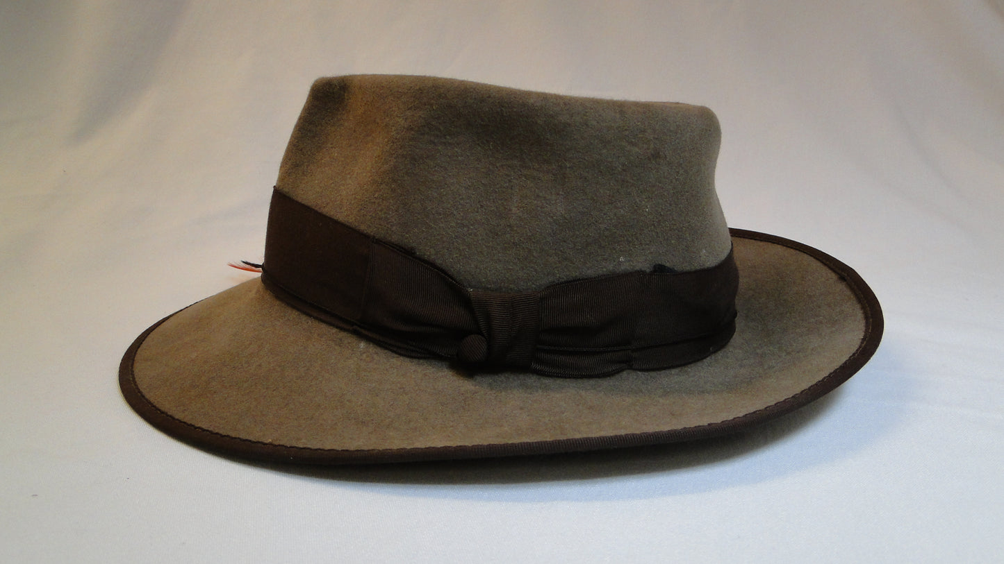 Akubra hat, Olive coulor pure fur, 57 cm