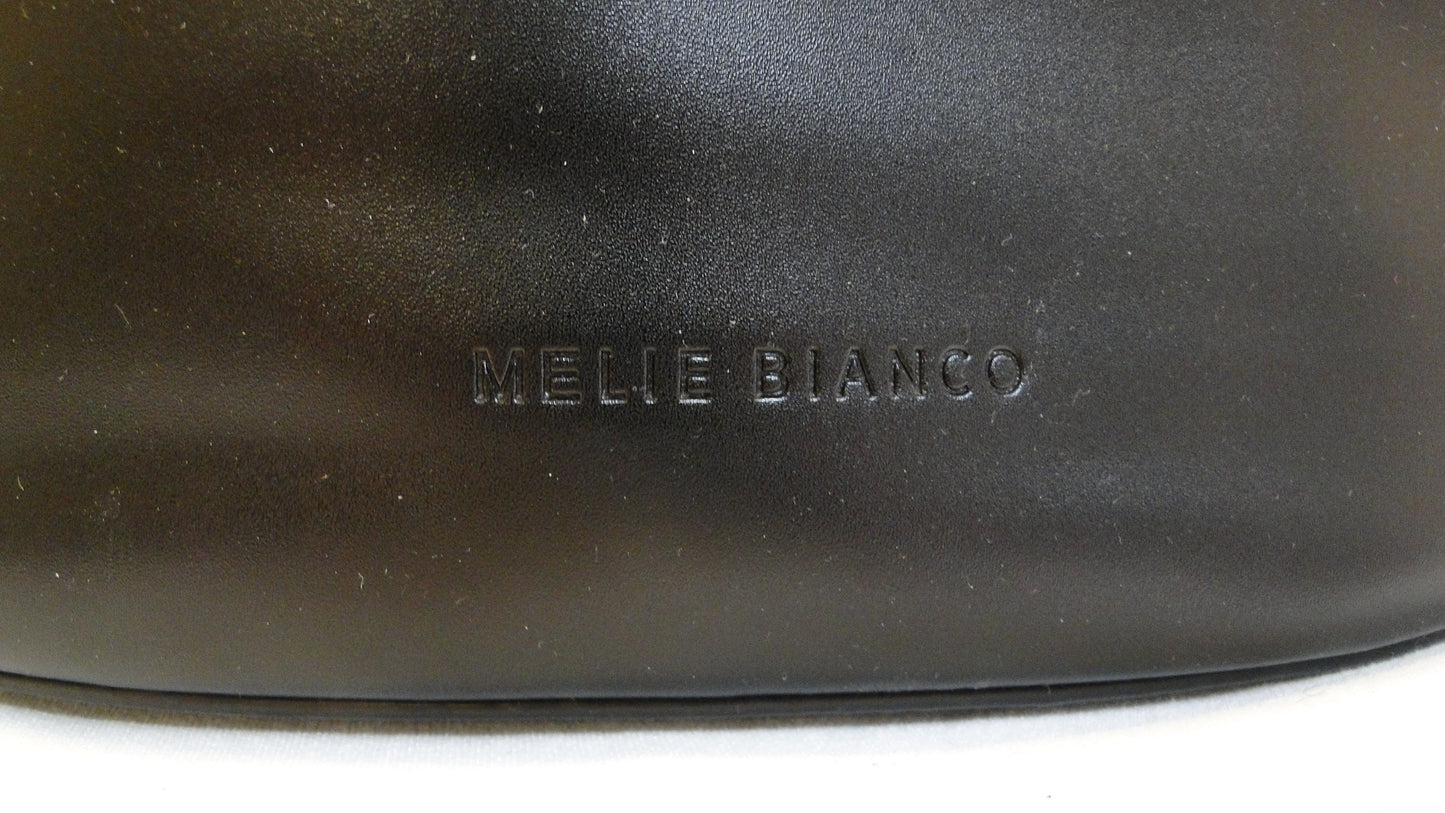Melie Bianco Beige and Black Purse