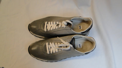 Berluti low-top leather shoes, Gray colour