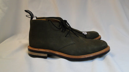 Kennedy Parker casual shoes in olive color, made of leather