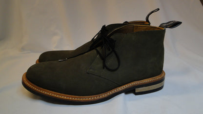 Kennedy Parker casual shoes in olive color, made of leather