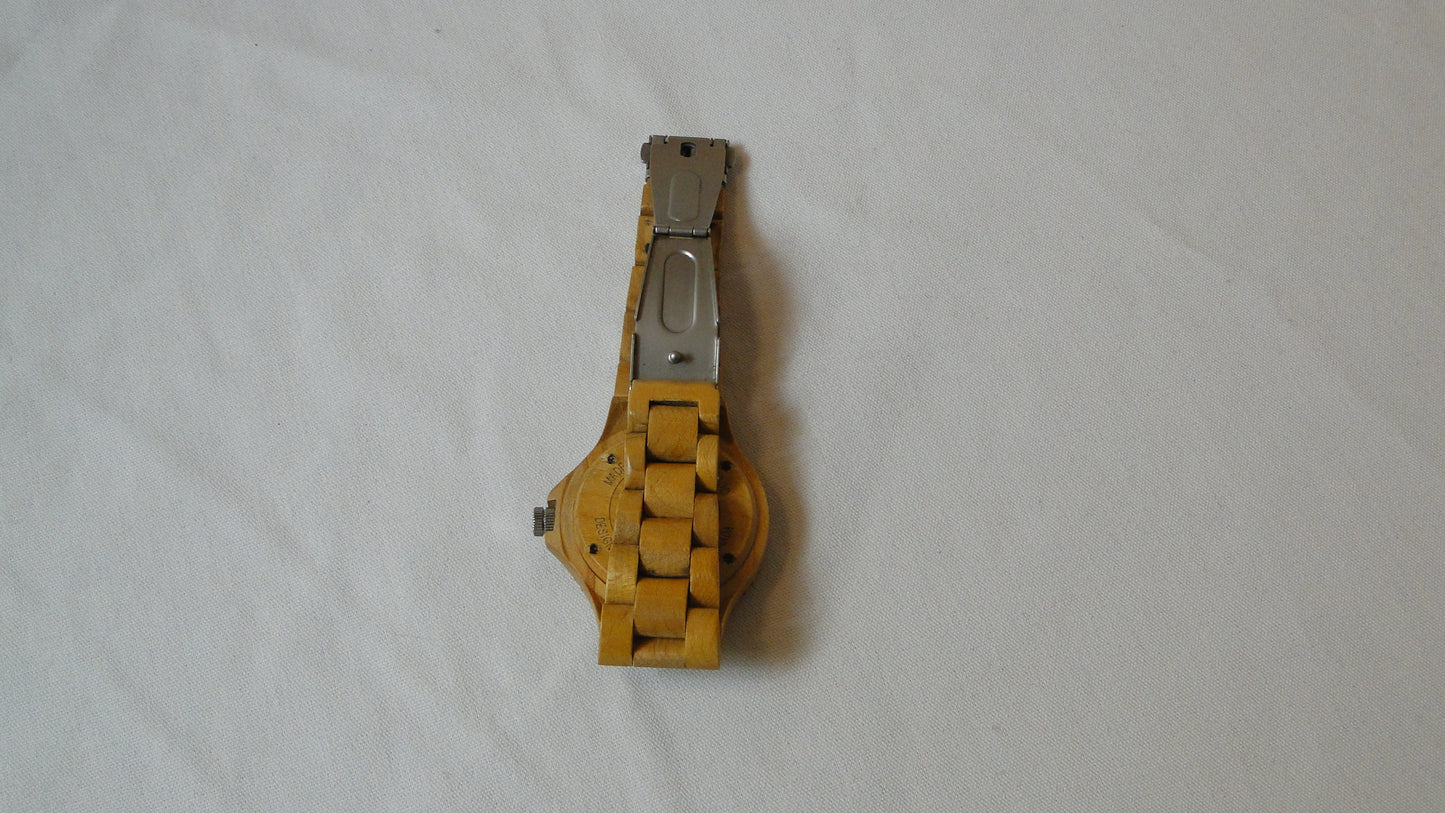 Tense Light maple Wood watch