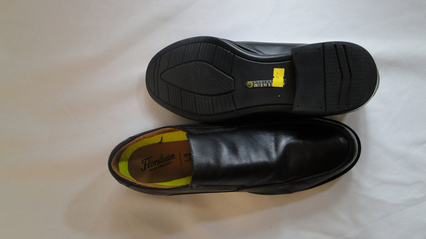 Florsheim leather black shoes