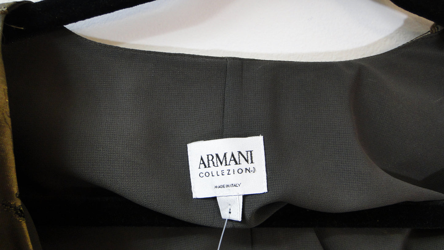 Armani Vintage Jacket metallic brown