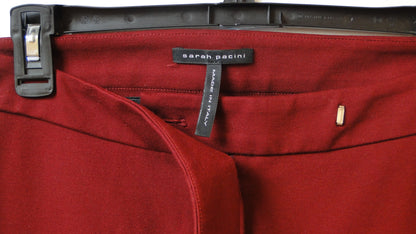 Sarah Pacini burgundy dress pant