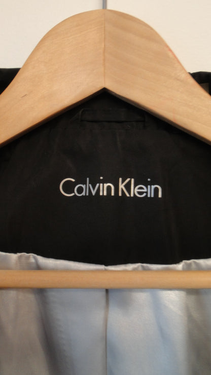 Calvin Klein Black Raincoat Anorak