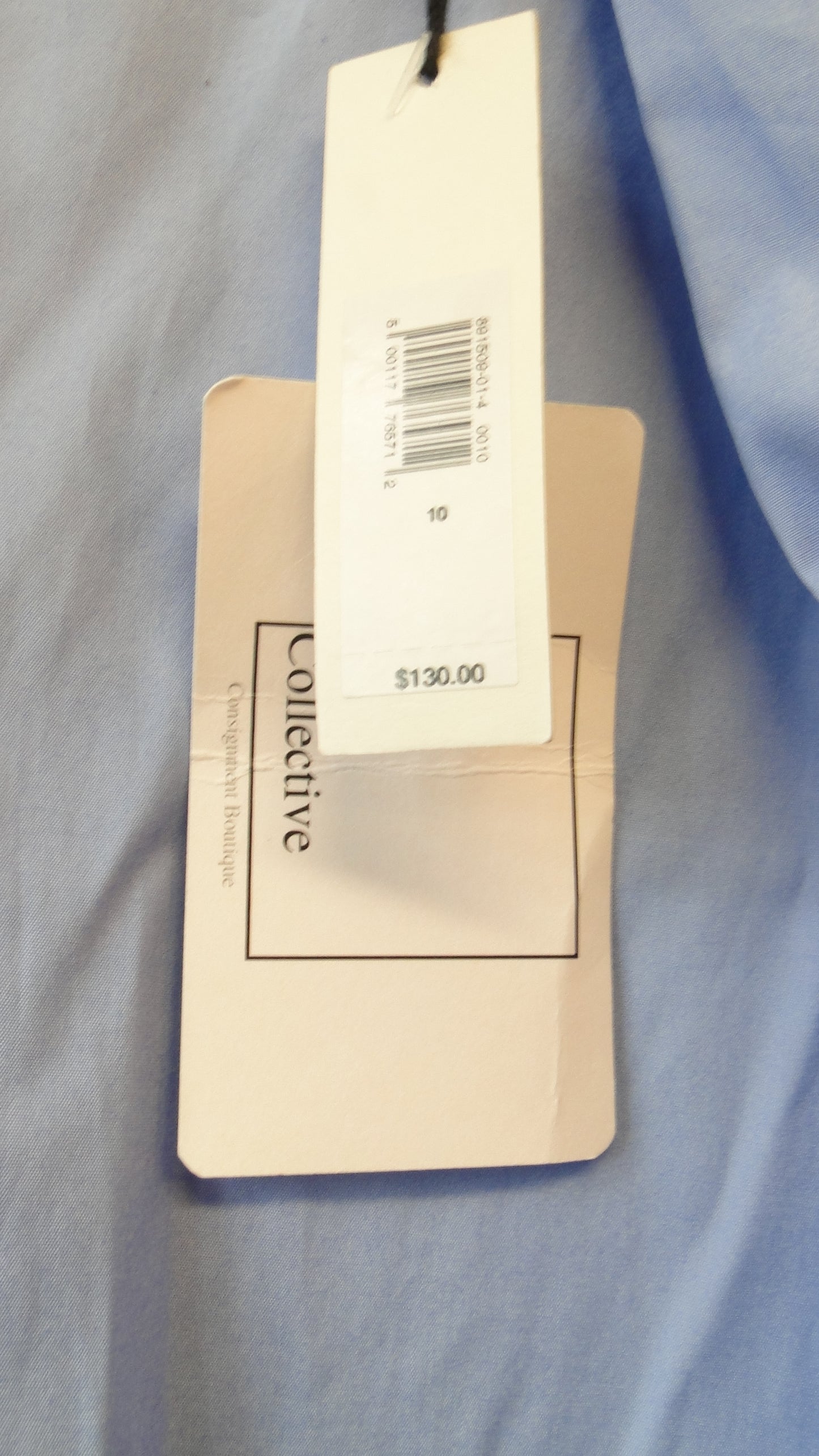 Banana Republic Haze Blue Puff Sleeve Blouse