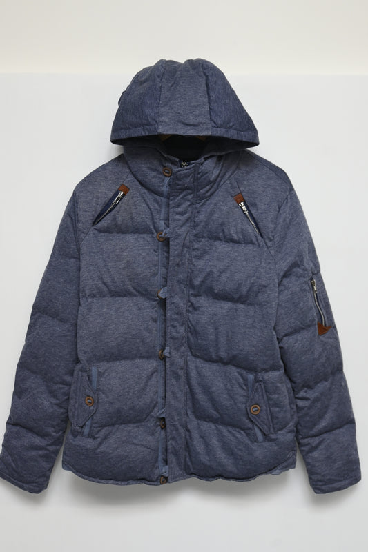 Blue Warm Puffer Jacket