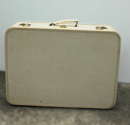 Vintage McBrine Luggage Hardside Suitcase