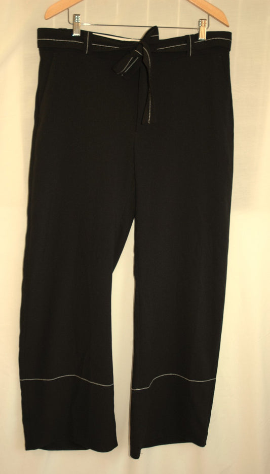 Black Flowy Dress Pants