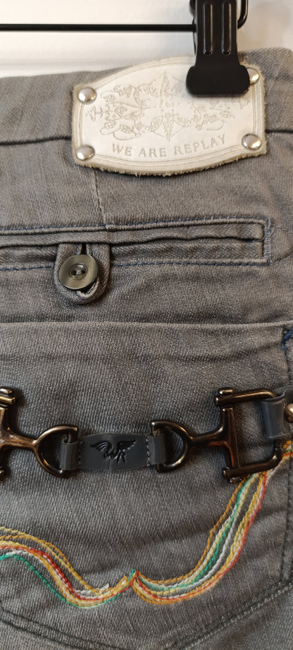 We are Replay Charcoal Jeans