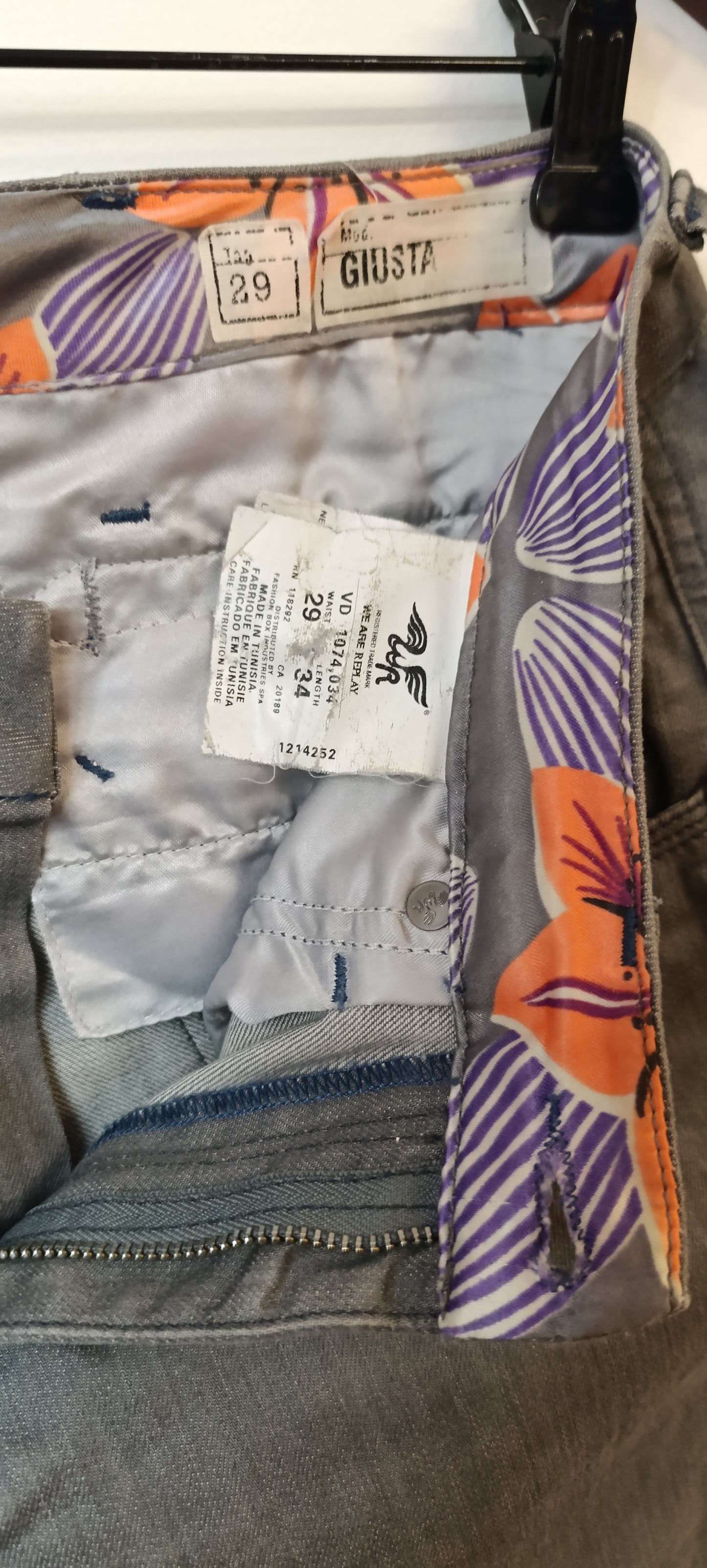 We are Replay Charcoal Jeans