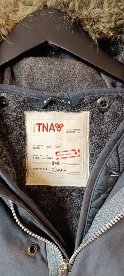 TNA  Britannia Gray Winter Coat