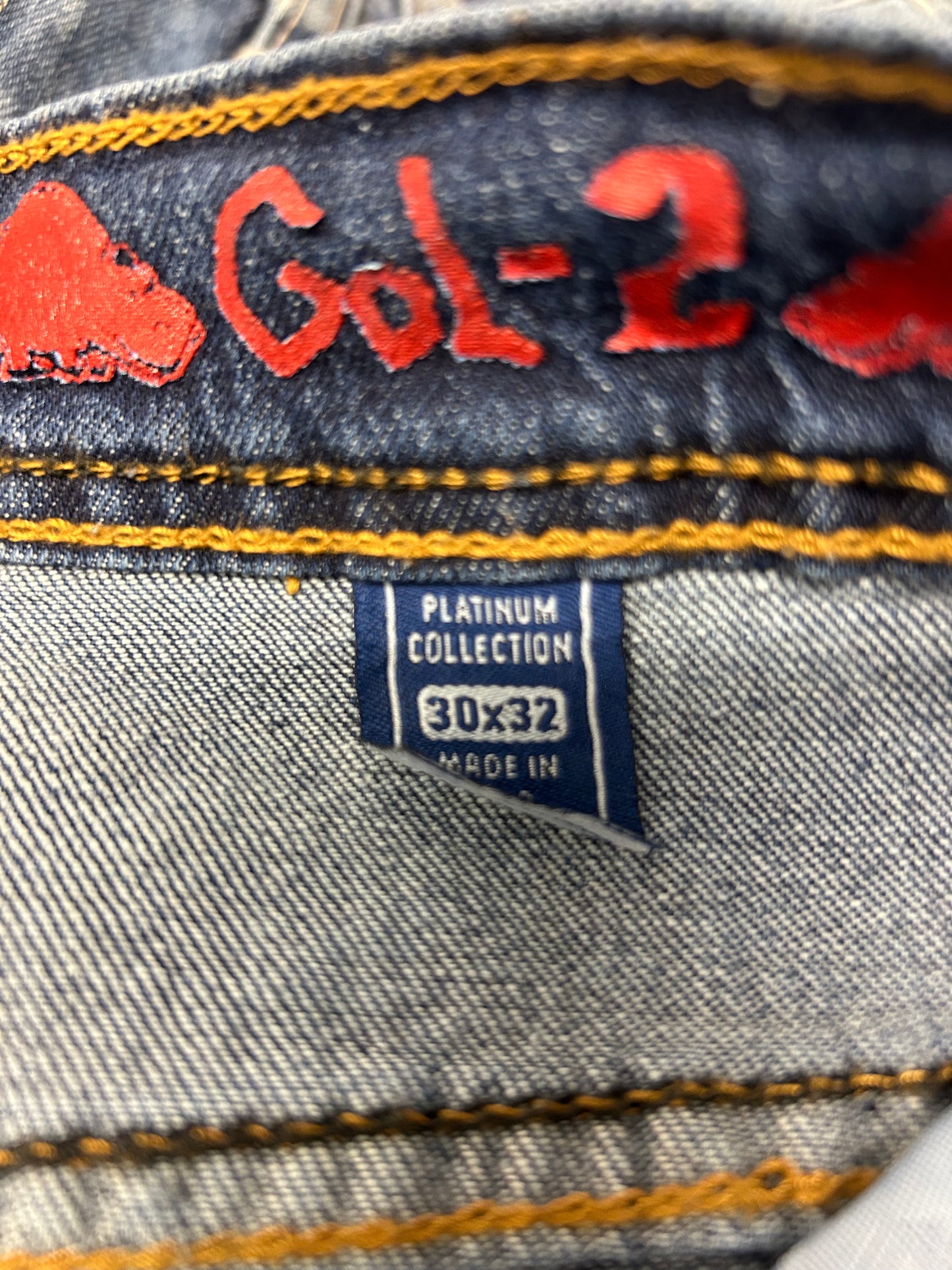 Primium Gol 2 Blue Skinny Jeans Size 30/32