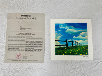David Najar "Fence Line" 2013 7"x7" Art Prints