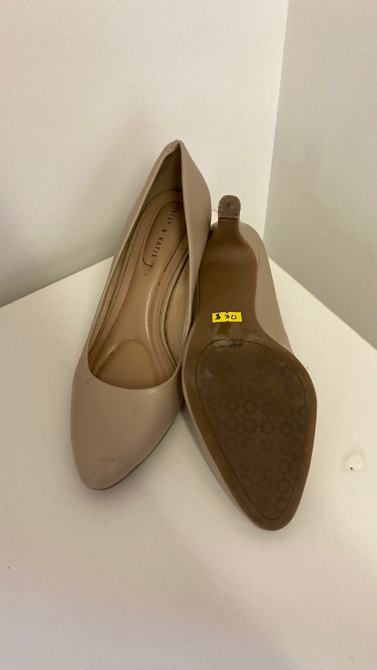 Nude Kitten Heel