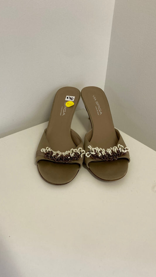 Nude Kitten Sandal Heels