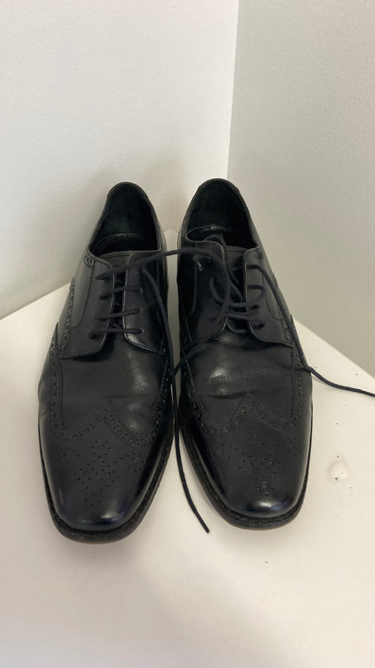 Black Leather Men's Dress Shoe