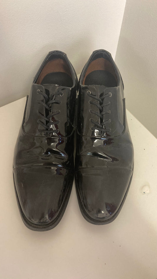 Black Patent Leather Men's Dress Shoes