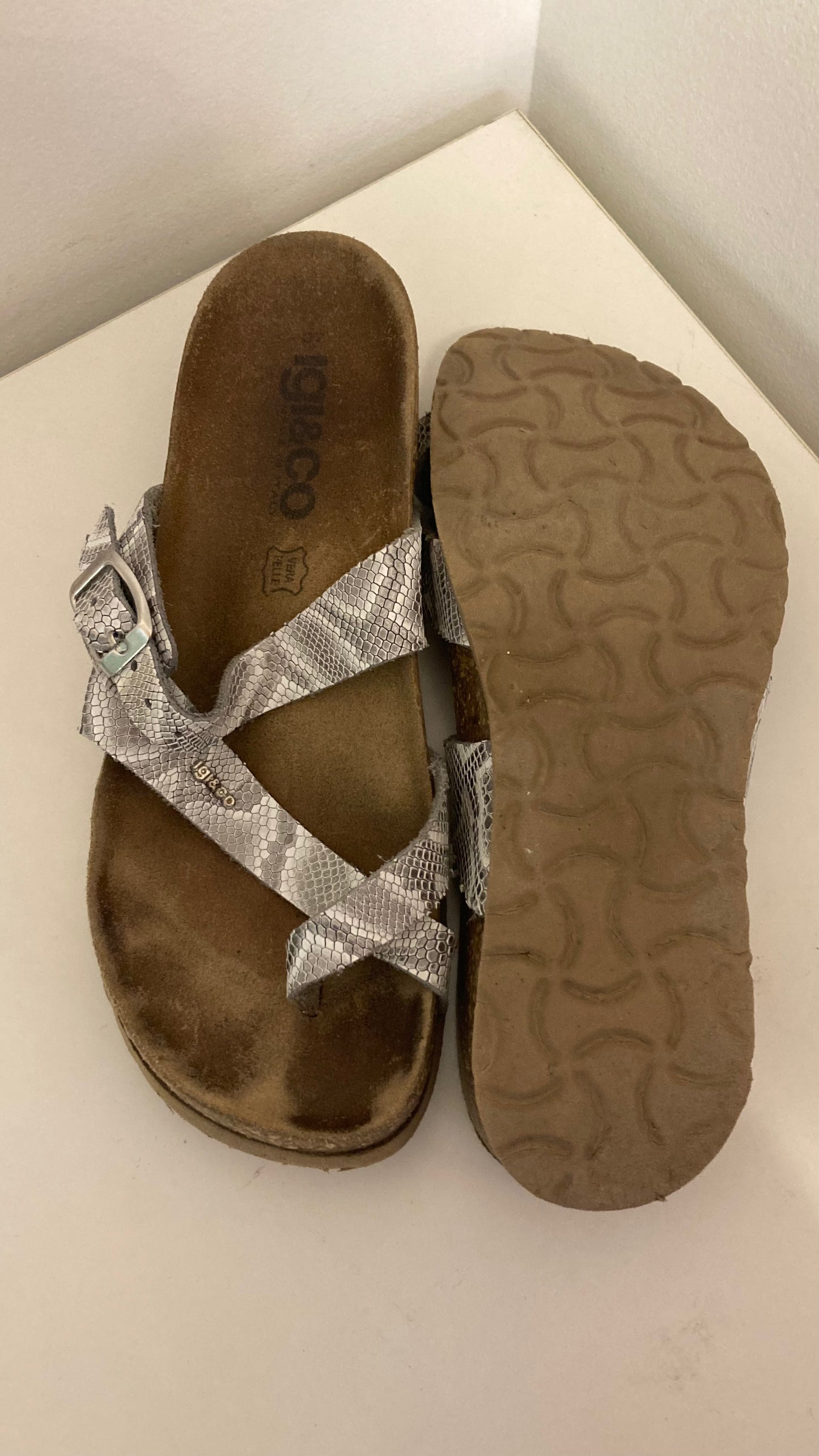 Snakeskin Sandals