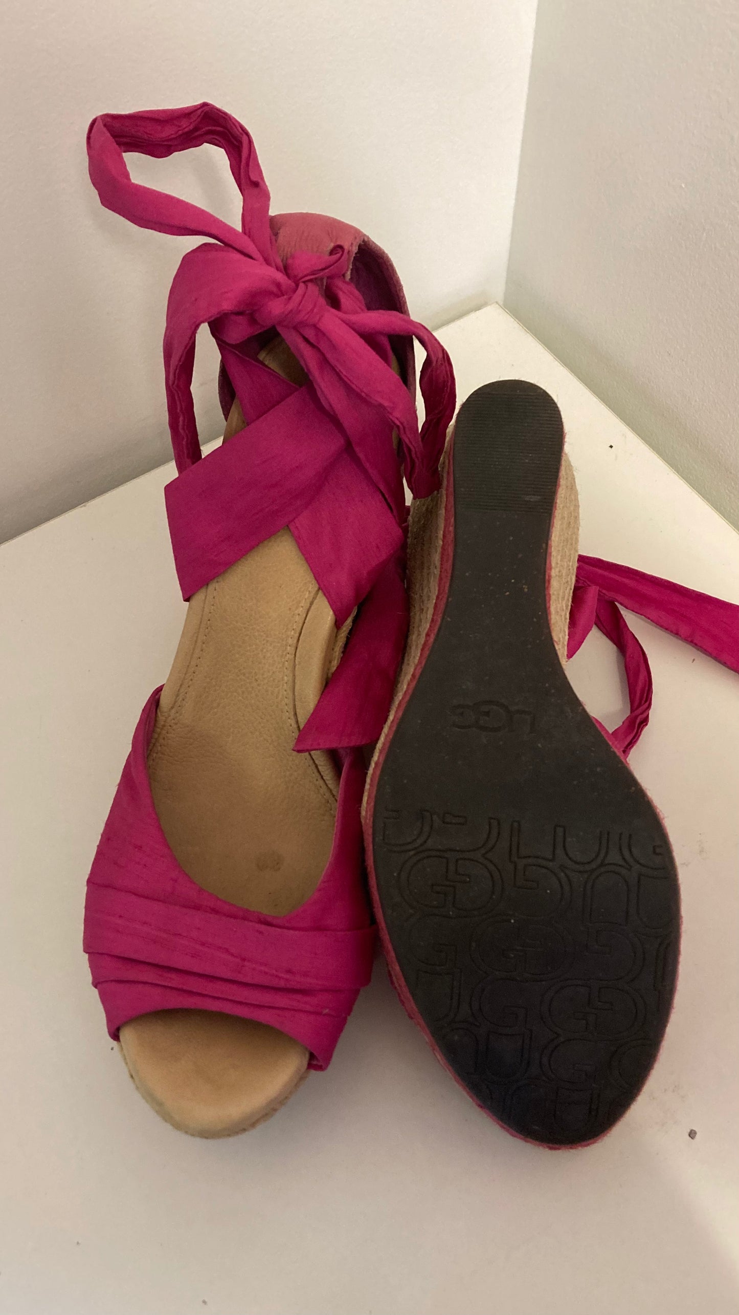Pink Platform Sandals