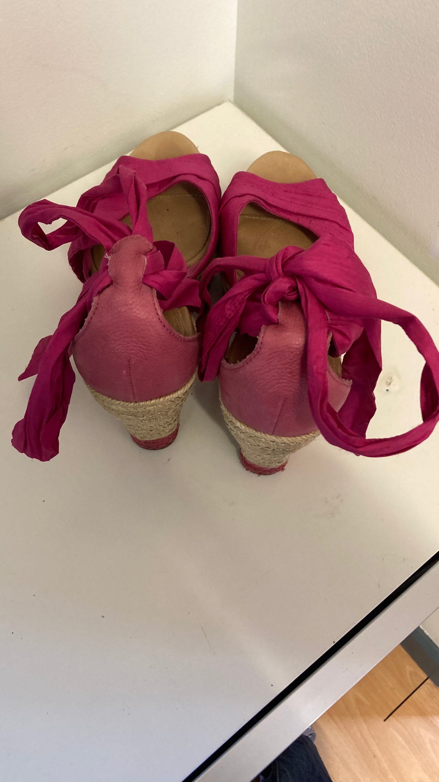 Pink Platform Sandals