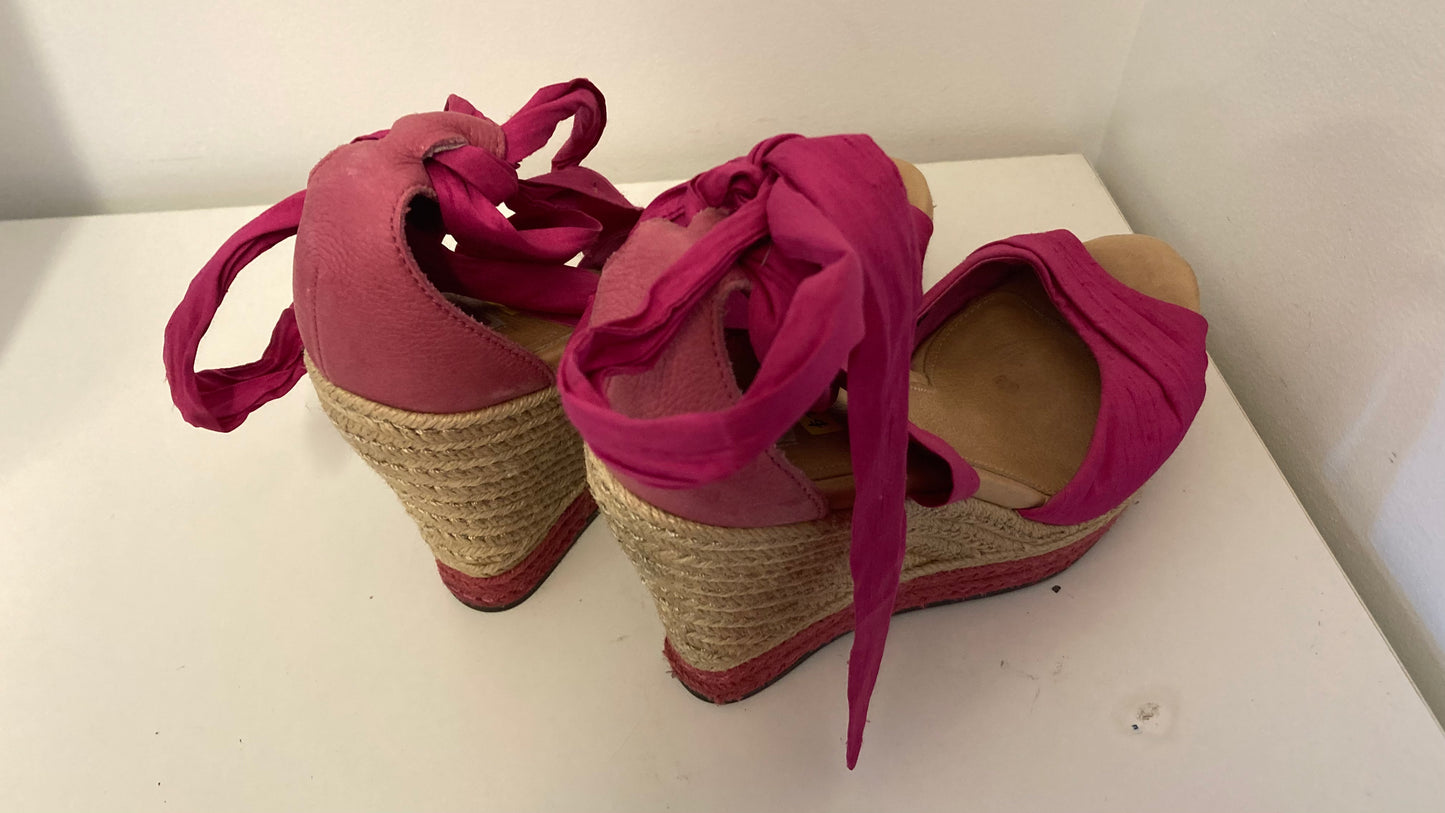 Pink Platform Sandals