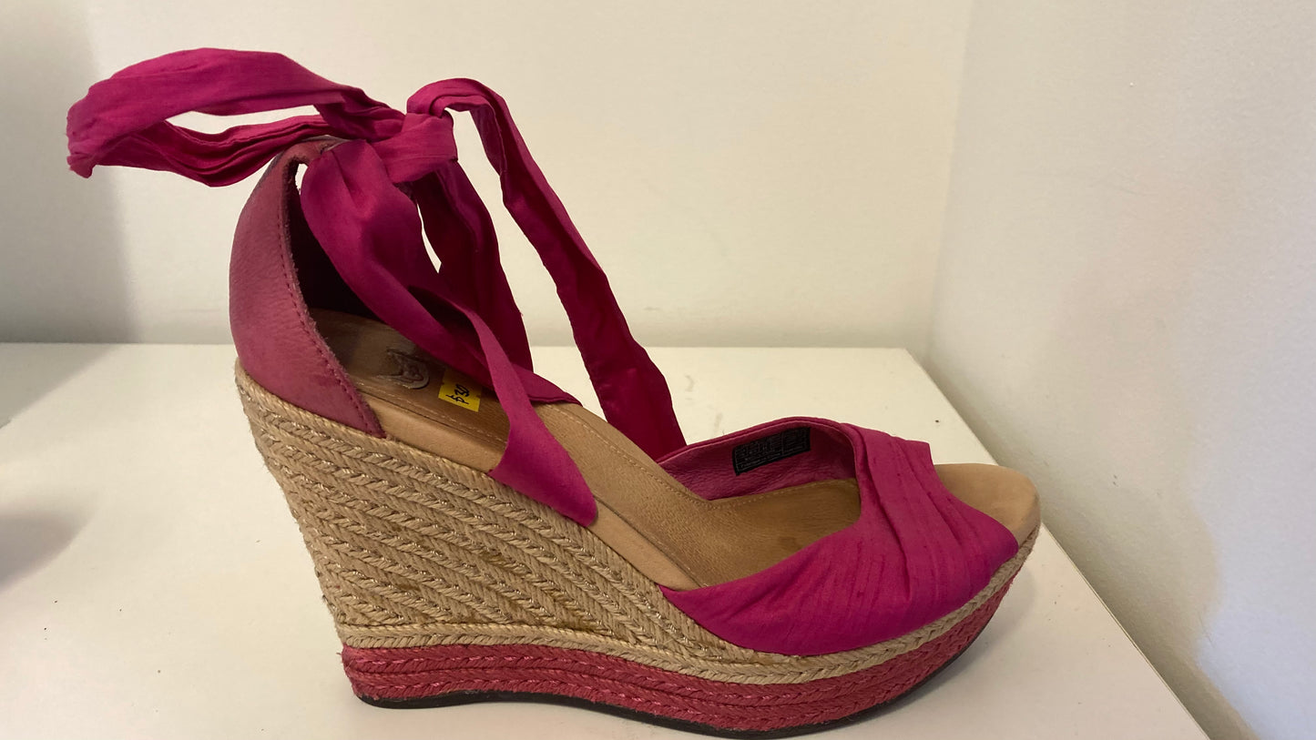 Pink Platform Sandals