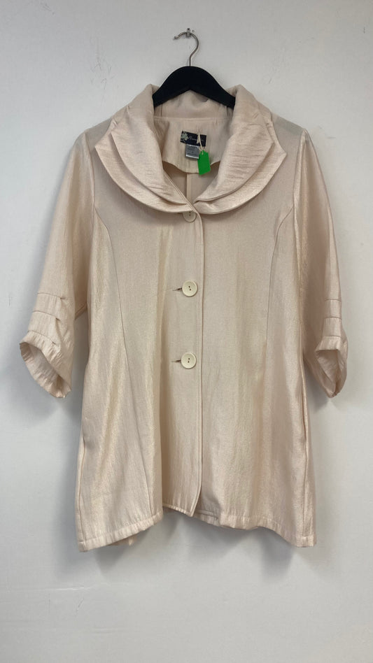 Bone Coloured Light Woman's Overcoat