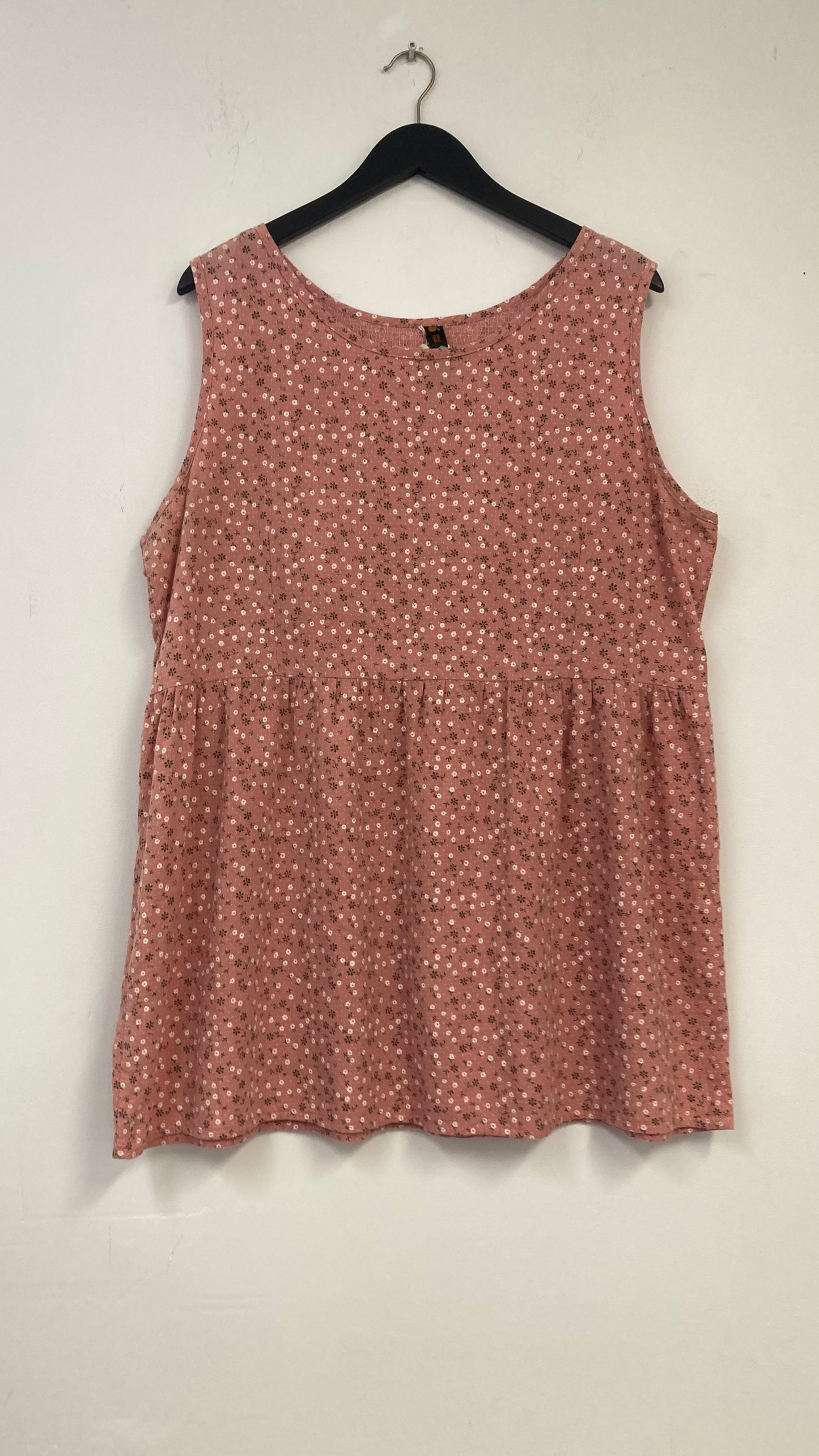 Pink Floral Print Mini Dress