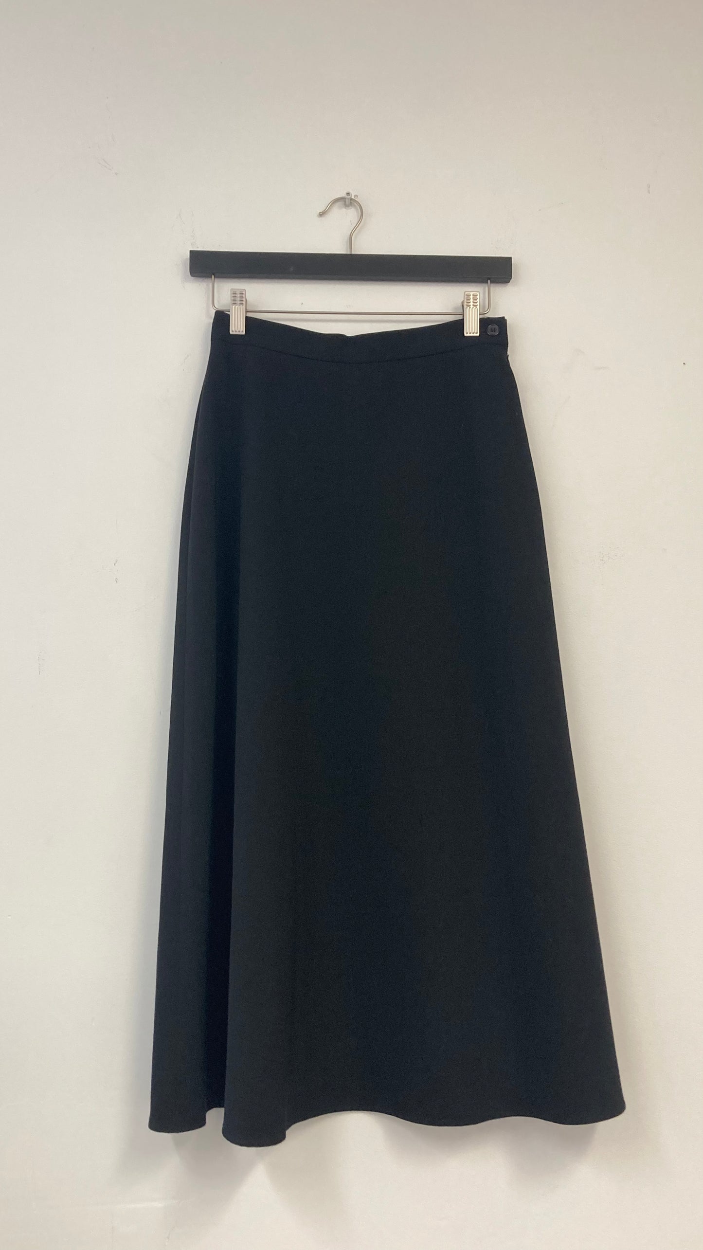 Black A-line Maxi Skirt