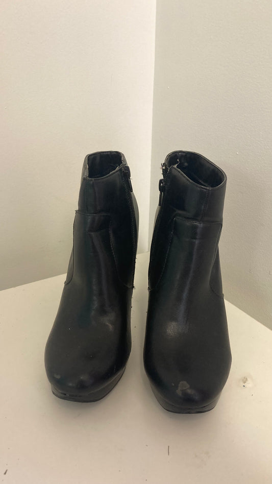 Black Heeled Ankle Boots