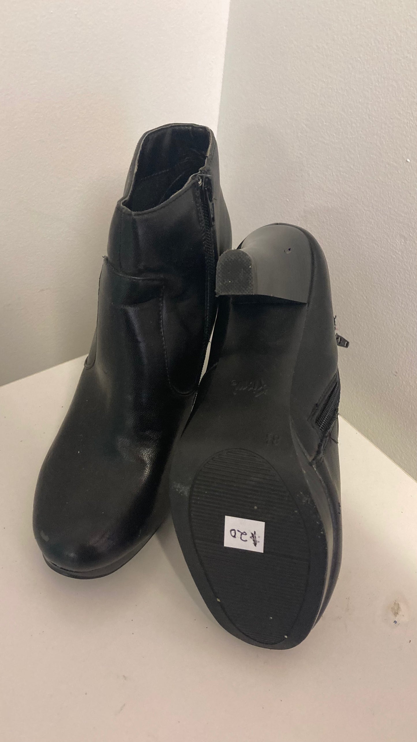 Black Heeled Ankle Boots