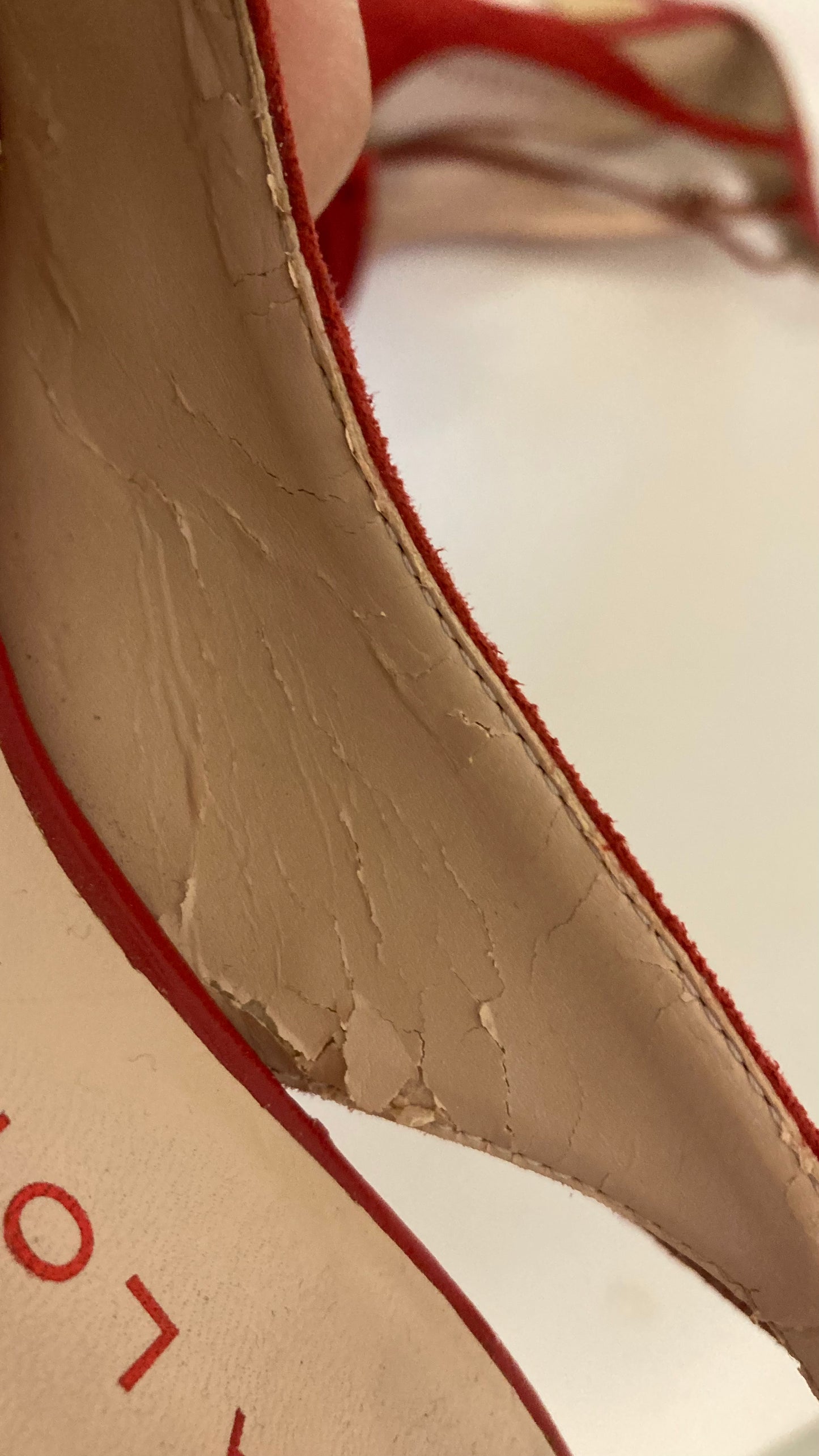 Red Heels With Flower Decoration