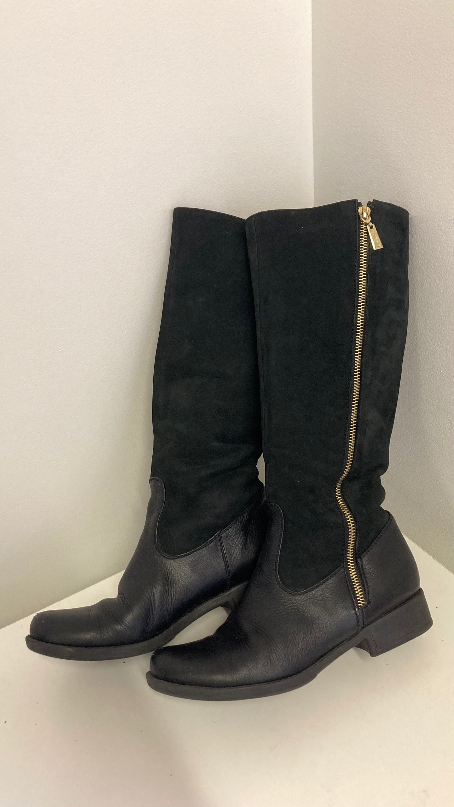 Black Knee High Boots