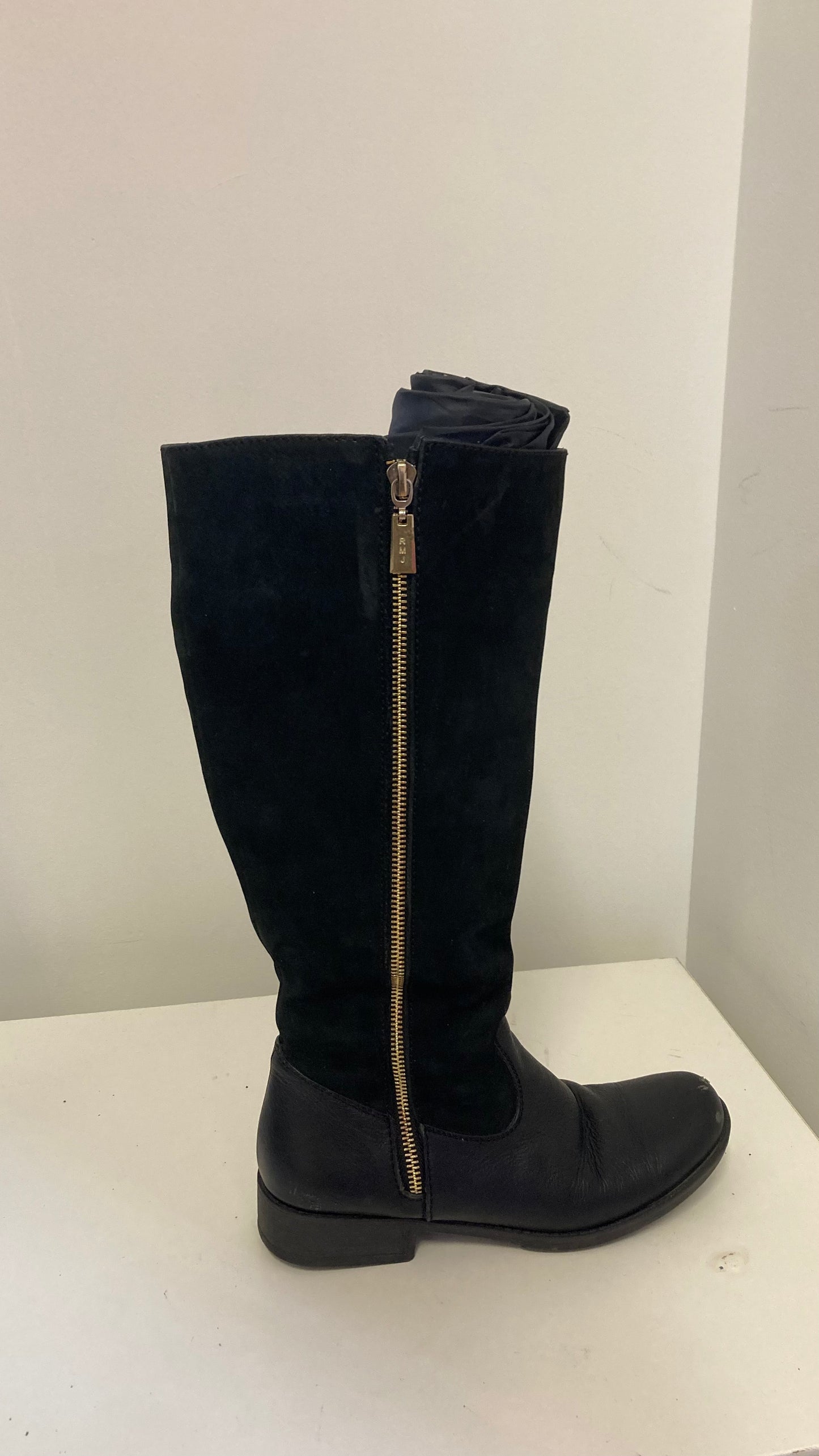 Black Knee High Boots