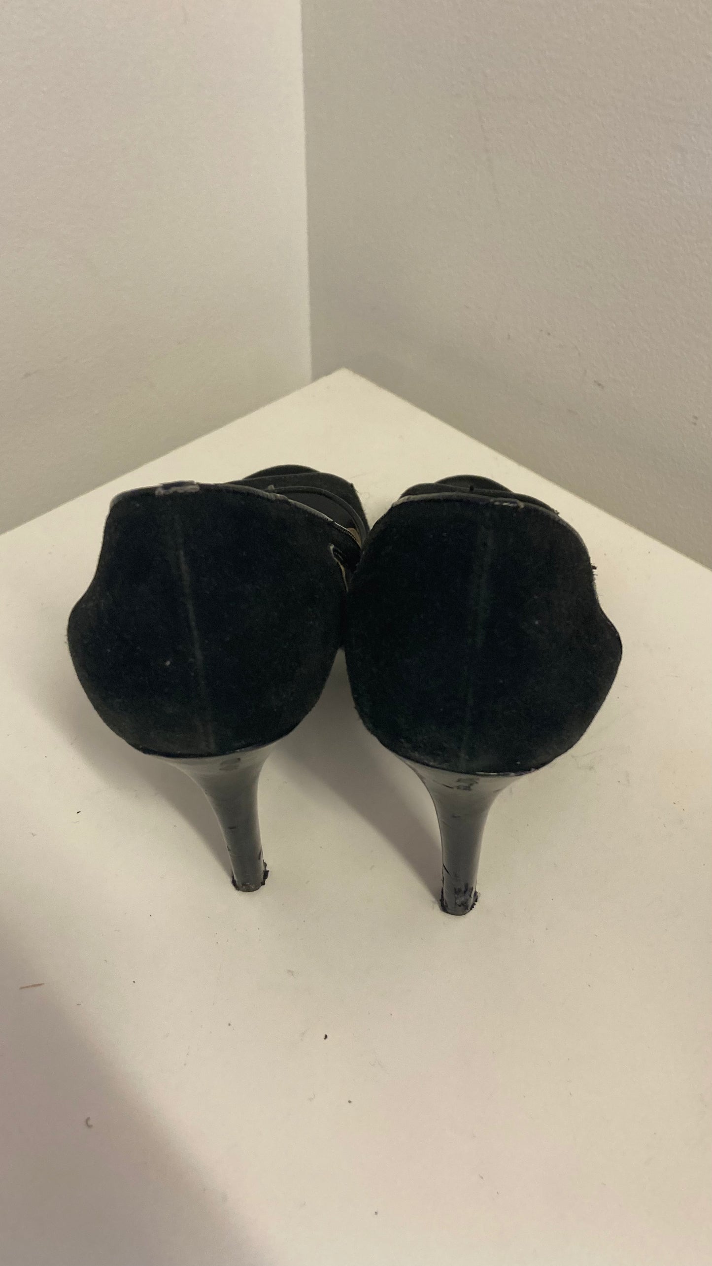 Black Cutout Heels