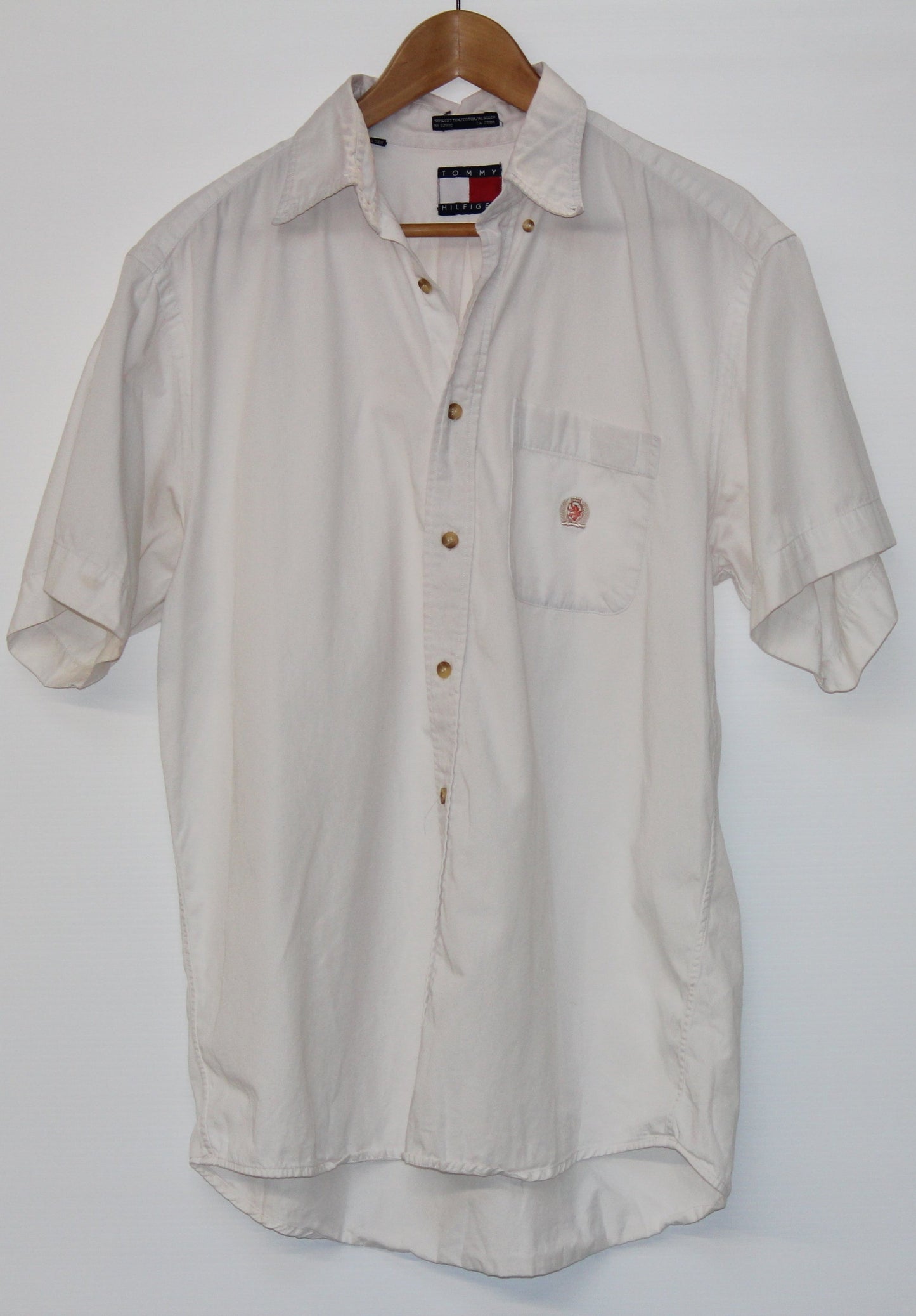 White Button Down Shirt - 100% Cotton