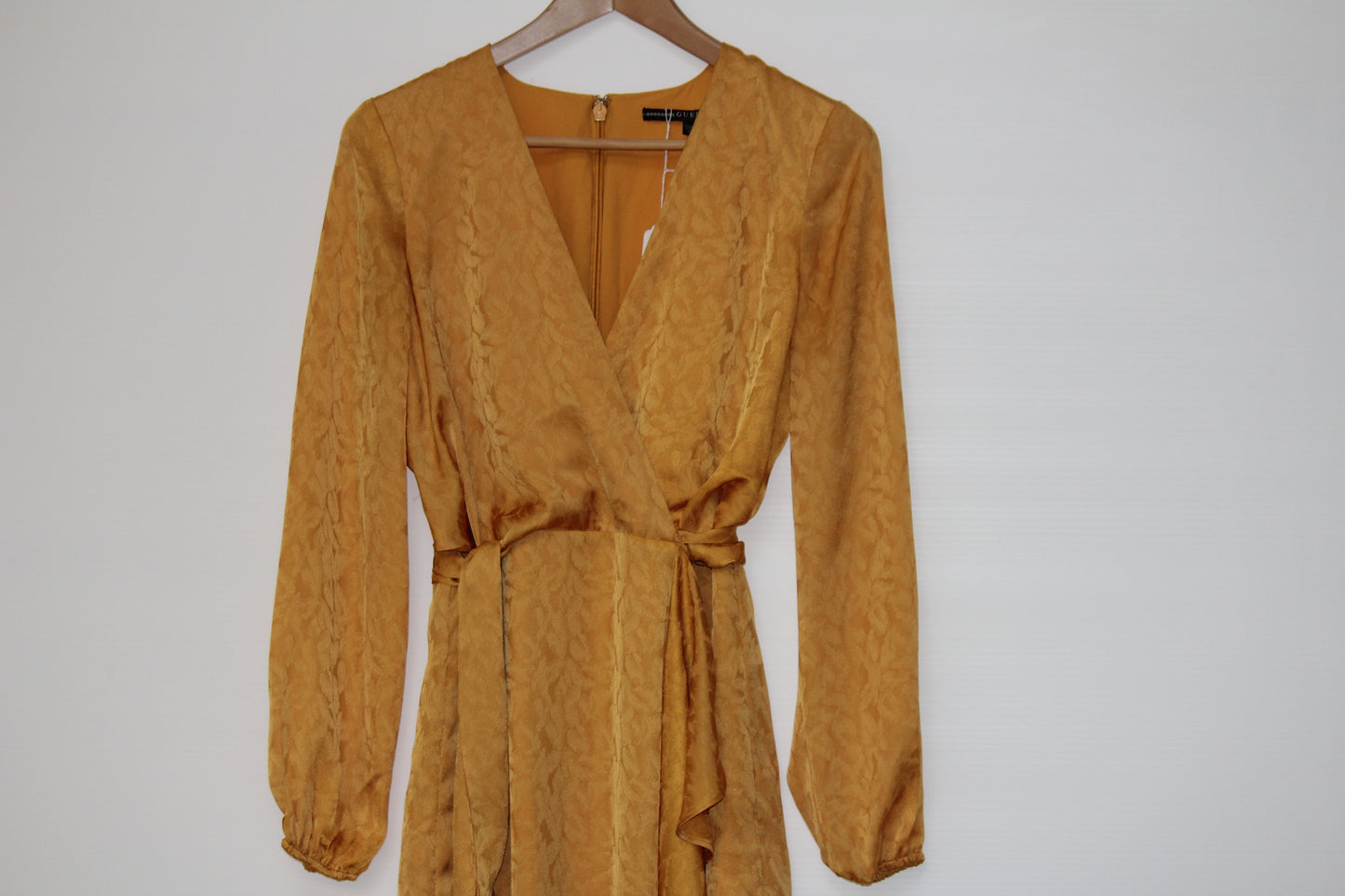 Long Sleeve Mustard Guess Dress