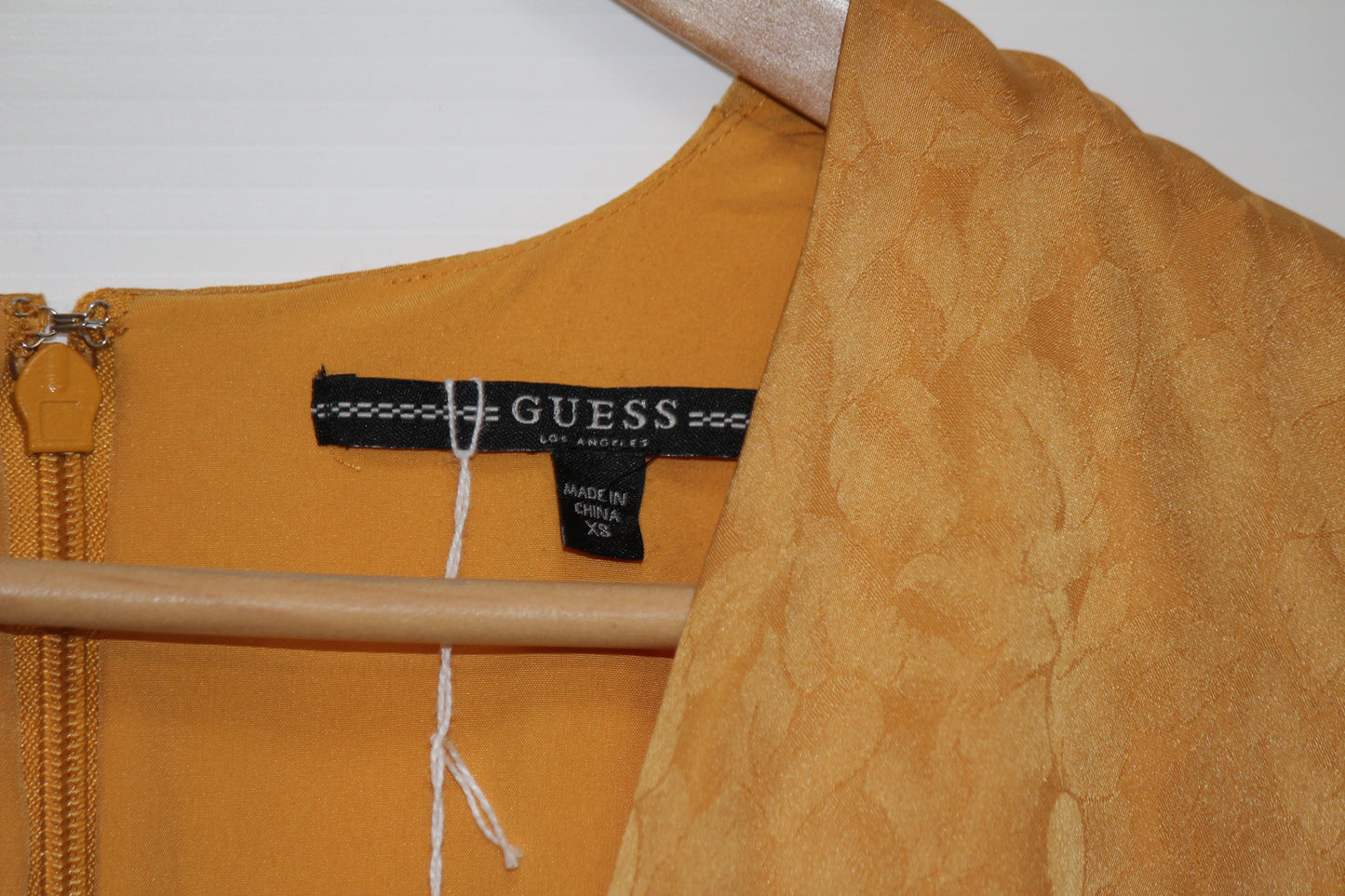 Long Sleeve Mustard Guess Dress