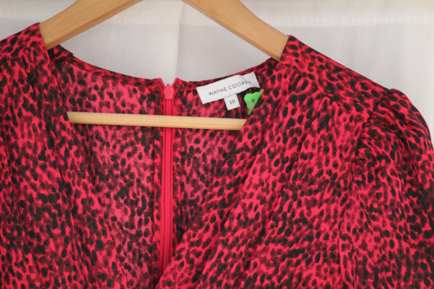 Red Leopard Print Dress