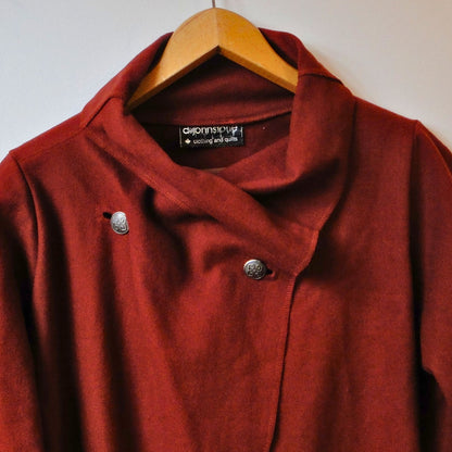 D. Johnstone wrap-style jacket