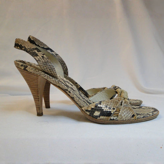 Prada Snake skin high heels