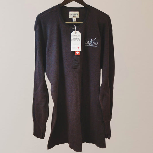 Stanfield's Heritage heavy weight wool seater, burgundy colour