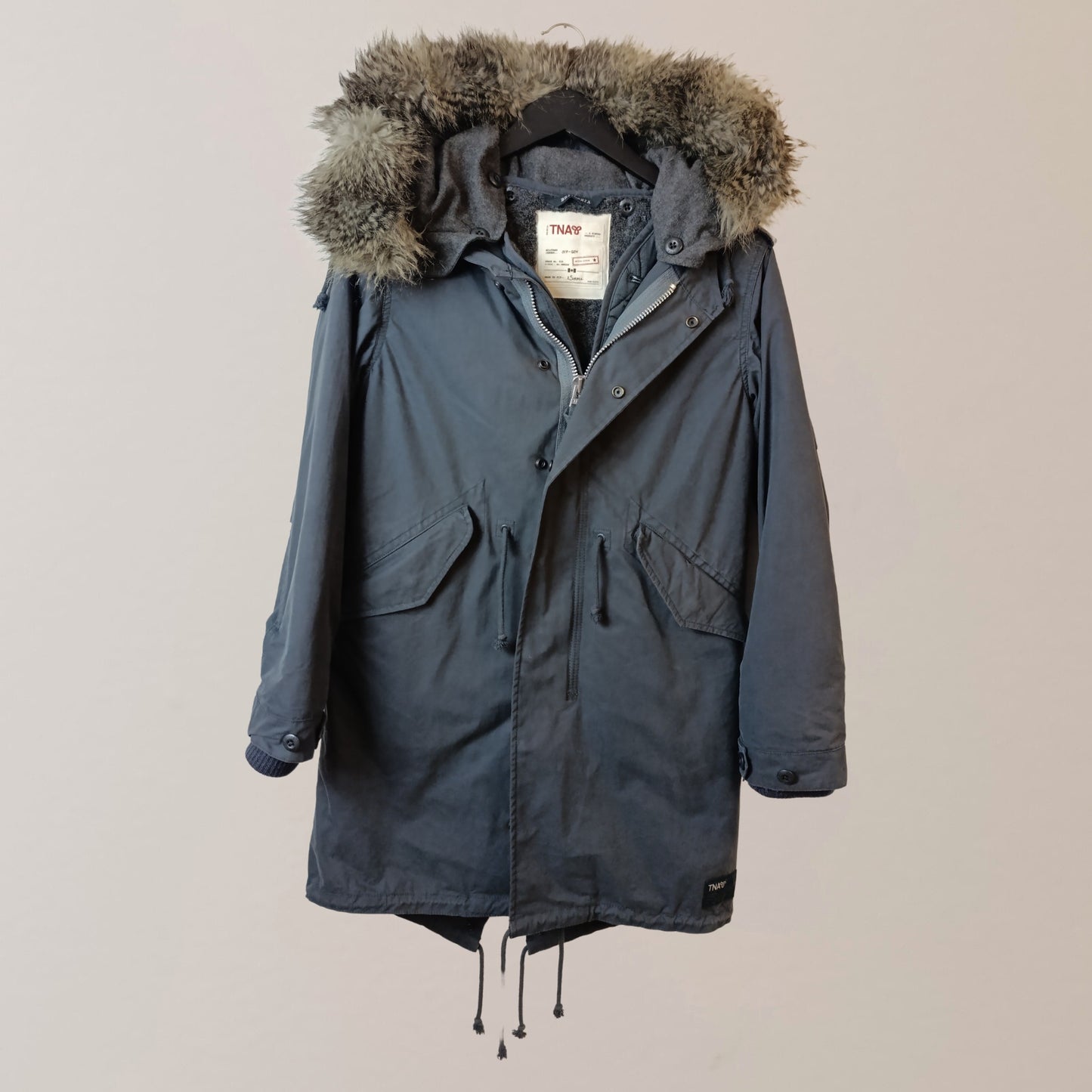 TNA  Britannia Gray Winter Coat