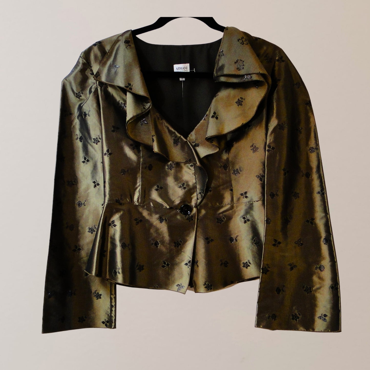 Armani Vintage Jacket metallic brown