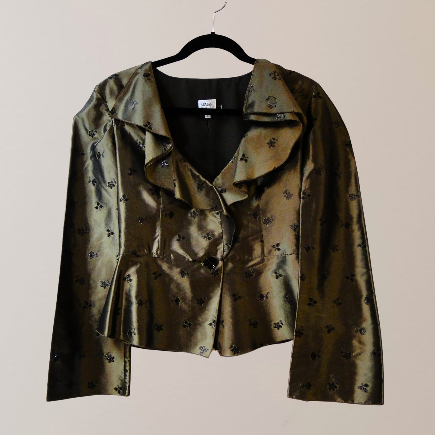 Armani Vintage Jacket metallic brown